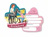 Bibi & Tina 6 Einladungskarten Kinderparty und Kindergeburtstag von DH-Konzept // Blocksberg Einladungen Invites Party Set