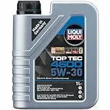 LIQUI MOLY Top Tec 4600 5W-30 | 1 L | Synthesetechnologie Motoröl | Art.-Nr.: 3755, farblos