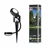 Paulmann 93934 Plug & Shine Spotlight Sting IP67 3000K 6W 24V Ausstrahlwinkel 100° 93934 LED Aussenbeleuchtung Erdspieß Gartenbeleuchtung