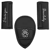 Storchenbeck Gurtpolster Set - universal für Babyschale, Buggy, Kinderwagen, Autositz (Klein)