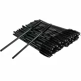 BUTBU 50 Stk Einweg Wimpernbürsten, Wimpernverlängerungs Bürsten, Zubehör für Wimpernverlängerung, Beauty-Salon & Hausgebrauch Eyelash Brush, Kosmetikpinsel Kit für Falsche-Wimpernverlängerung