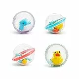 Munchkin Float and Play Bubbles Toy, Baby Bath Toy, Pack of 4, Multicolor