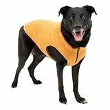 Kurgo Core Hunde-Pullover, Leichtes Fleece, Mit 2-Wege-Reißverschluss, Mit Hundegeschirr kompatibel, Größe XS, Blau