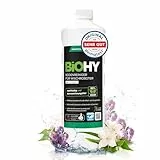 BiOHY Bodenreiniger für alle Wischroboter mit Frühlingsduft (1l Flasche) | Schaumarm & Streifenfrei | Reinigungsmittel Konzentrat für alle Böden