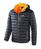 Black Crevice Herren Steppjacke I wind- & wasserabweisende Herren-Jacke I Steppjacke mit Kunstfaserfüllung I Steppjacke mit Kapuze