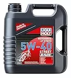 Liqui Moly Motorbike 4T Synth 5W-40 Street Race | 4 L | Motorrad vollsynthetisches Motoröl | Art.-Nr.: 1685