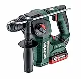 Metabo Akku Hammer mit meta Box (mit 2 Akku 4,0 Ah, 12V, mit LED-Licht, 12 V, Hammerbohren + Bohren, mit Sicherheitsabschaltung) 600207800