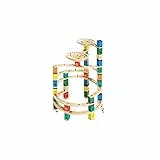 Hape Quadrilla The Cyclone, 198-teilige Murmelbahn-Set aus Holz, ab 4 Jahre