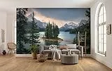 Komar Vlies Fototapete SPIRIT ISLAND | Tapete, XXL, Dekoration, Natur, Landschaft, Schlafzimmer, Wohnzimmer, Büro, Flur | Größe 450 x 280 cm (Breite x Höhe) | SHX9-081