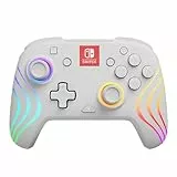 PDP Official Afterglow Wave Wireless Controller Nintendo Switch - White