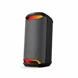 Sony SRS-XV500 - Kabelloser Bluetooth-Partylautsprecher mit kraftvollem Sound und MEGA BASS - 25 Stunden Akkulaufzeit, tragbar, LED-Beleuchtung, Party Connect, IPX4, Karaoke-Mikrofoneingänge - Schwarz