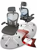 CLOUVOU SmartSeat Bürostuhl Ergonomisch [TESTSIEGER] Schreibtischstuhl 100% individuell einstellbar | Büro Stuhl & Gaming Stuhl | Computerstuhl Home Office Chair Ergonomic | Drehstuhl 150 kg