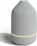 SALUBRITO Aroma Diffuser, 100ml Grau Diffusor für ätherische Öle, Ultraschall Aromatherapie Diffuser, Klein Diffuser für Zuhause Büro Yoga, Geschenk für Frauen