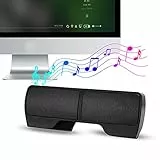 Lazmin112 Tragbarer -Desktop-USB-Clamp/Holder, Laptop-Soundbar 2.0, Computerzubehör, Perfektion Klangqualität, Langlebiges ABS-Material