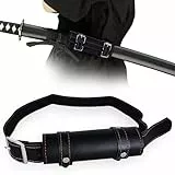 Nizirioo Katana Schwerthalter mit 105cm Gürtel Robuster Gürtel für bequemes Tragen Perfektes Cosplay und Samurai-Enthusiasten Zubehör für Nachstellungen Hochwertiges Accessoire für Samurai-Fans