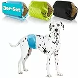 HUND IST KÖNIG Hundewindeln für Rüden [3 STK] Saugstarke Hundewindeln Rüde | Bequeme Hunde Windeln bei Inkontinenz Hund - Umweltfreundliche Rüdenwindel waschbar | Hundewindel leicht zu reinigen