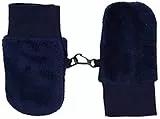 Schnizler Unisex Baby Kuschelfleece-Fäustling 860910, 11 - Marine, Einheitsgröße
