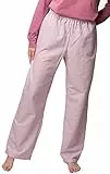 greenjama Damen Pyjama-Hose, GOTS-Zertifiziert Pyjamaunterteil, Grape, 38