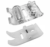 ZickZackNaehmaschine Rollenfuß und Teflonfuß (Antihaftfuß Gleitfuß) Nähfuß für Brother Innovis Nähmaschinen