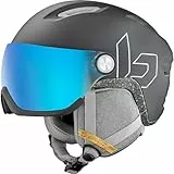 Bollé - V-Atmos, Black Matte, Photochromic Blue, Medium, Snow Helmets, Unisex, Adult