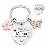 YISCOKO Geschenke für Mama,Mama Geschenk Schlüsselanhänger Geburtstagsgeschenk für Mama,Beste Mama Geschenk,Geschenk Mama,Schlüsselanhänger Mama,Mutter Geschenk.