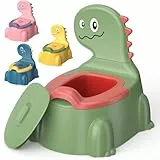 Töpfchen für kinder, Ein dinosaurier-thema töpfchen, Baby potty, 18Monate bis ca. 5 Jahren,Junge Mädchen Kinder Toiletten-Training Grün.
