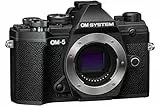 OM SYSTEM OM-5 Micro Four Thirds Systemkamera, 20 MP Live MOS-Sensor, optimierte 5-Achsen-Bildstabilisierung, IP53, Handheld High Res Shot, Schwarz