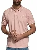 Indicode Herren Mecklenburgh Poloshirt aus Baumwolle | Herrenpoloshirt Polokragen Baumwollshirt Männer Coral Cloud, XL