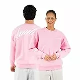 SMILODOX Sweatshirt Unisex Feyd Oversize Fit Rundhals Pullover mit Rückenprint & Brustlogo, lockerer Streetwear Sweater aus Baumwolle, Oversized Pullover für Herren und Damen