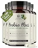 Surpresa Natural Probio Plus Kapseln hochdosiert I 5x 180 Kapseln mit Inulin & Bacillus subtilis I 20 Mrd. KBE pro Tag I Kulturen Komplex 18 Bakterienstämme I magensaftresistent & vegan