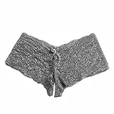 CCOOfhhc Pantys Damen Spitze Höschen String Frauen Höschen Hollow Out Dessous Thong Slips Erotisch Verführerisches Bequem Erotic String Hipster Weich Sexy Leicht Atmungsaktiv Spitzen-Blume String