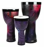 Toca Nesting Drums Freestyle II Djembe 3 pcs Set, Größe 8'/10'/12', Woodstock Purple, TSSND-3PCWP-FP