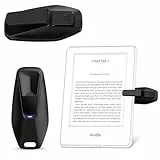 YAWFIER Fernbedienungs Seitenwender für Kindle Paperwhite Oasis Kobo eReader-Zubehör, Seitenwender Clicker für Kindle Android iOS Telefone Tablet Lesen von Romanen Comics Fotografieren (ZMatt Schwarz)