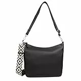 Gabor bags Linda Damen Hobo Bag Schultertasche Mittelgroß Schwarz