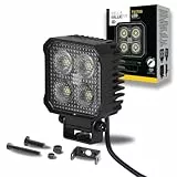 HELLA Valuefit TS1700 LED Arbeitsscheinwerfer 12V - 24V 1700 Lumen Nahfeldausleuchtung starke Lichtleistung in kompaktem Design: Offroad LED Scheinwerfer für Traktor Auto LKW ATV -1GA 357 110-002