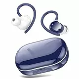 Bluetooth Kopfhörer Sport, 128Std Kopfhörer Kabellos Bluetooth 5.3, HiFi Stereo Tiefer Bass Wireless Earbud, ENC Noise Cancelling Mic, IPX7 Wasserdicht in Ear Ohrhörer mit Ohrhaken, LED-Anzeige USB-C
