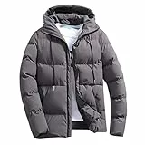 Generisch Herren Winterjacke, Steppjacke Herren Winter Warme Daunenjacke Winterjacke Winddichte Puffer Jacke Leicht Outdoor Herrenjacke Übergangsjacke