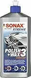 SONAX XTREME Polish+Wax 3 Hybrid NPT (500 ml) zum Abtragen verwitterter Lackschichten und Auffrischen matter Farben | Art-Nr. 02022000
