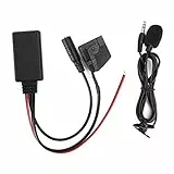 KIMISS Bluetooth Wireless o Adapter,Duokon 18Pin MFD2 RNS2 Bluetooth Adapter Radio Drahtloses Aux-Kabel Passend für Sitz Altea ToDiodenanzeigeo
