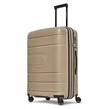 REDOLZ Hartschalen Check-in Koffer | Mittelgroßer M Trolley 46 x 28 x 66 cm mit Dehnfalte aus hochwertigem, leichtem Polypropylen | 4-Rollen & TSA (Essentials 11)