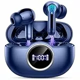 Rinsmola Ohrhörer Wireless Earbuds, Bluetooth 5.4 Kopfhörer in Ear mit 4 ENC Mikrofon, 2025 Neue kabellose Kopfhörer Deep Bass Stereo Ohrstöpsel, Noise Cancelling Bluetooth Kopfhörer 36H Spielzeit