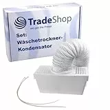 Trade-Shop Wäschetrockner Kondensator Anschluss-Set für Hotpoint TDL34S TDL52N TDL52P TDL52S TDL54N TDL54P TDL54S TDL60N TDL60P TDL60S TDL60YS TDL62N