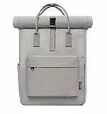 KALIDI Rucksack Damen Herren Tagesrucksack mit Laptopfach, Unisex Modern Rolltop Rucksack Daypack, Wasserdichter Schulrucksack, Lässiger Backpack Schule Freizeit Uni Arbeit
