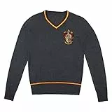 Cinereplicas Harry Potter Hogwarts V-Ausschnitt Pullover - Erwachsene & Kinder - Offizielle Harry Potter Lizenz-XS Kids-Gryffindor
