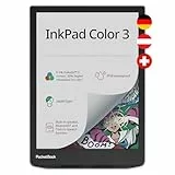 Pocketbook e-Book Reader 'InkPad Color 3' (deutsche Version) 32 GB Speicher, IPX8, Bluetooth, Lautspecher, 19,81 cm (7,8 Zoll) E-Ink Kaleido 3 Farbdisplay - Stormy Sea