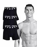 CR7 Cristiano Ronaldo Boxershorts für Herren, 3er-Pack, Größe S-2XL