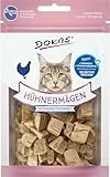 DOKAS Gefriergetrocknete Innereien - Getreidefreies Premium Leckerli für Katzen – Ideal als Belohnung - (6x12g)
