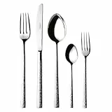 MÄSER, Serie Ivy, Besteck-Set, Edelstahl Besteck-Set für 6 Personen, Silber