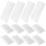 12 Stück Abdeckstreifen für Sicherungskasten, Abdeckstreifen für Verteilerkasten, Modulsteckplätze Blindabdeckung für Stromkasten, für Verteiler Kompatibel mit F-Tronic, Hager, Hensel etc.