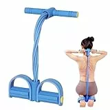 Fitness Widerstandsband - 8 Fache Röhren Pedal Trainings Widerstandsband Mit Griffe Seil, Fitnessbänder, Bauchtrainer, Workout Flexibilitätstraining Yoga Zubehör Für Anfängerinnen Und Bein Arm Übungen